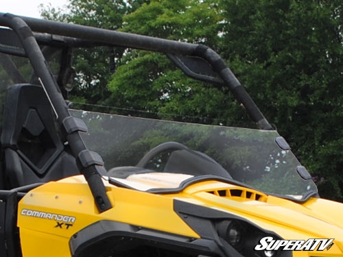 Can-Am Commander Clear Half Windshield